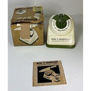 Dial X Sharpener Vintage Knife  Sharpener Western Select Made In USA